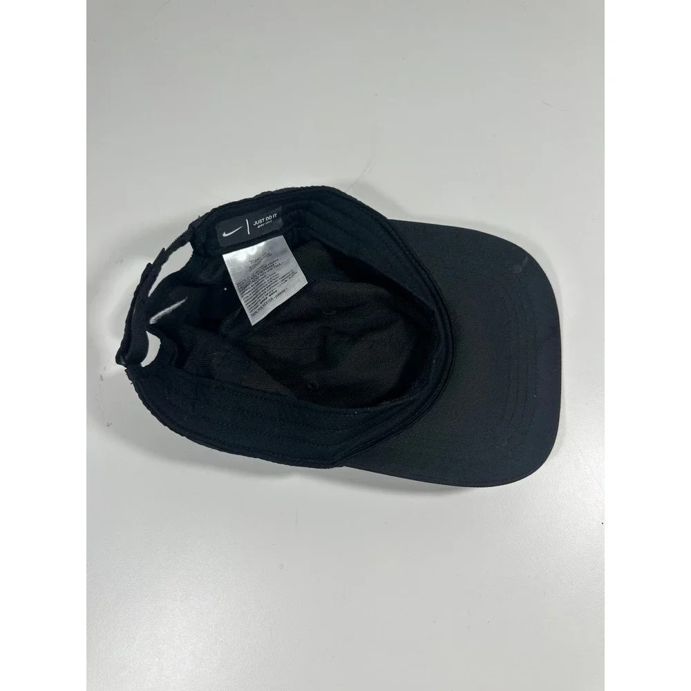 Nike Dri-FIT Toddler Hat Black Swoosh Logo Adjustable Baseball Cap 617845-023